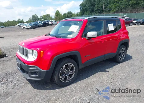2015 Jeep Renegade Limited из США, поврежденный, VIN ZACCJBDT3FPB89983